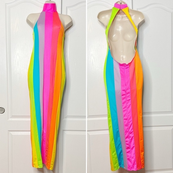 The New Arrivals by Ilkyaz Ozel - Iggy Dress in Cova Santa Rainbow Dress Size XS - Picture 5 of 11
